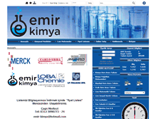 Tablet Screenshot of emirkimya.com